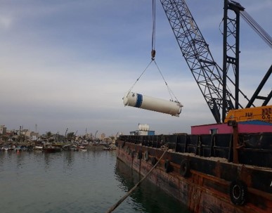 پروژه اجاره مخزن و ساخت ویپرایزر بر روی عرشه کشتی در خلیج فارس